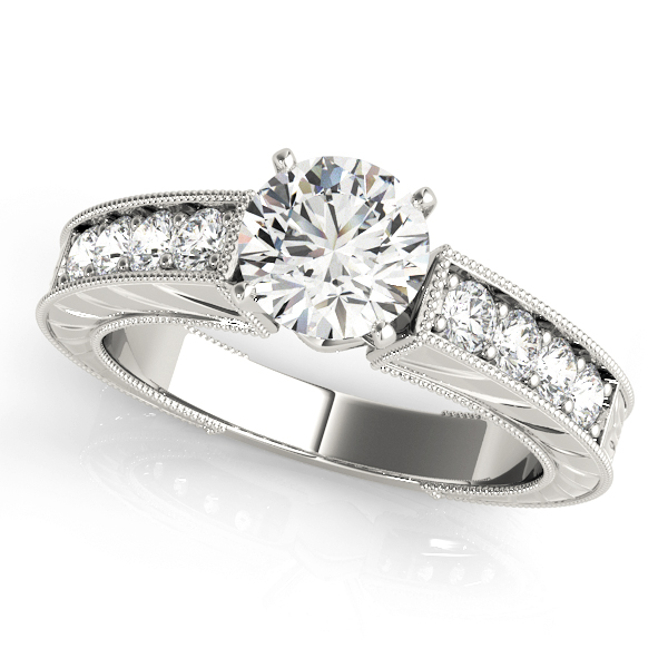 Amazing Wholesale Jewelry - Peg Ring Engagement Ring 23977050296-E