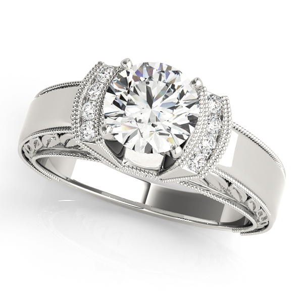 Amazing Wholesale Jewelry - Peg Ring Engagement Ring 23977050339-E