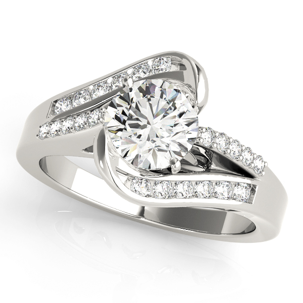 Amazing Wholesale Jewelry - Round Engagement Ring 23977050359-E