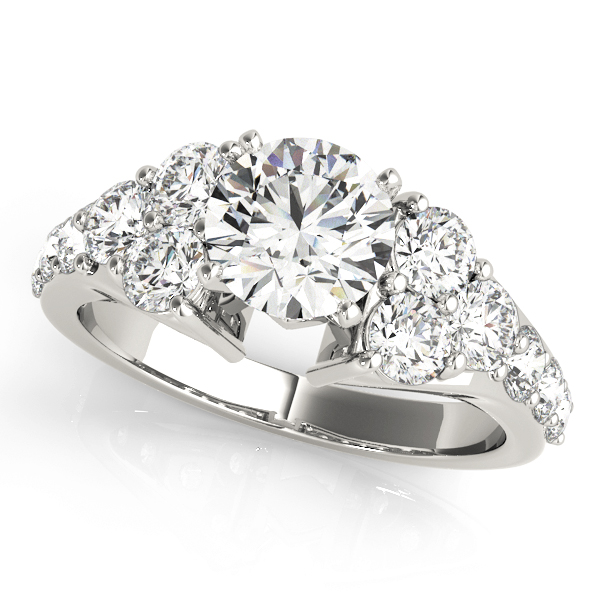 Amazing Wholesale Jewelry - Peg Ring Engagement Ring 23977050377-E-B