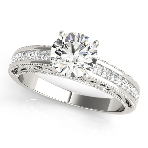 Amazing Wholesale Jewelry - Peg Ring Engagement Ring 23977050390-E-C