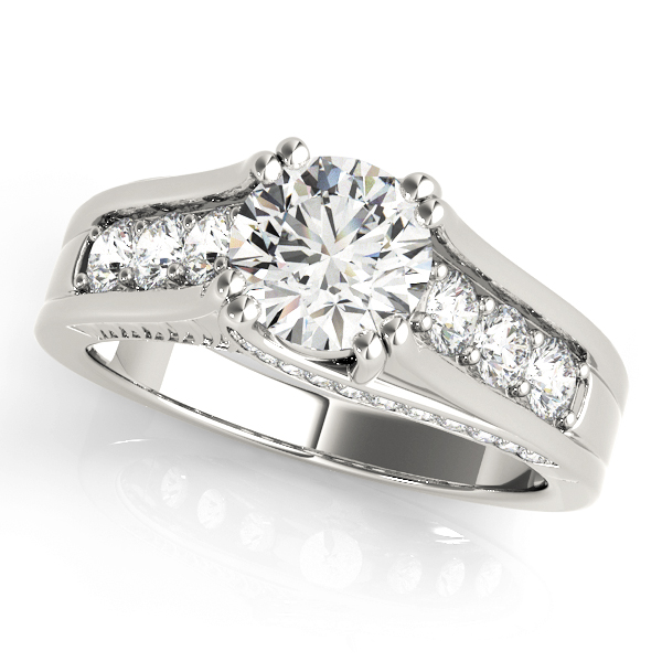 Amazing Wholesale Jewelry - Round Engagement Ring 23977050398-E