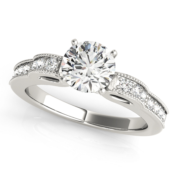 Amazing Wholesale Jewelry - Peg Ring Engagement Ring 23977050407-E