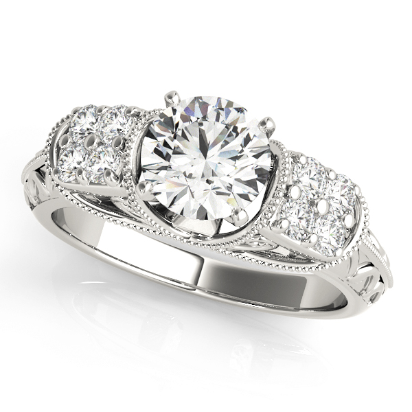 Amazing Wholesale Jewelry - Peg Ring Engagement Ring 23977050409-E