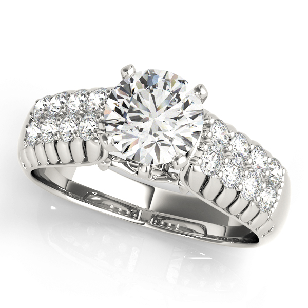 Amazing Wholesale Jewelry - Peg Ring Engagement Ring 23977050412-E