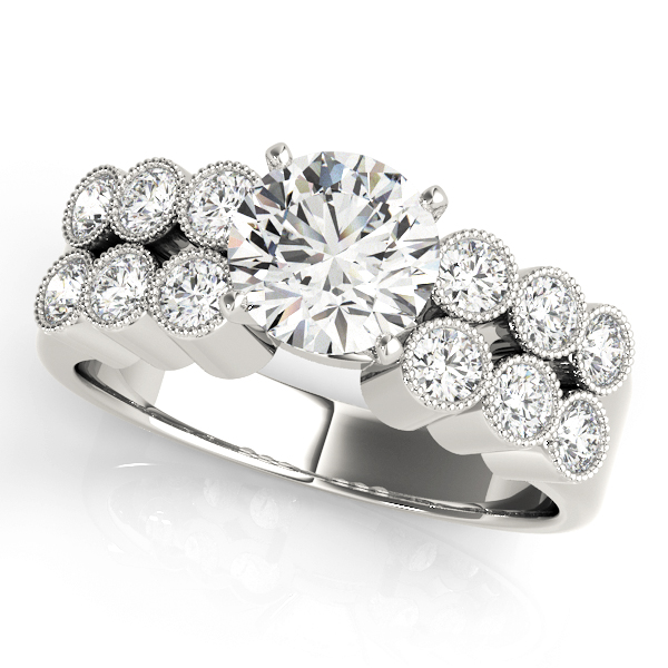 Amazing Wholesale Jewelry - Peg Ring Engagement Ring 23977050448-E