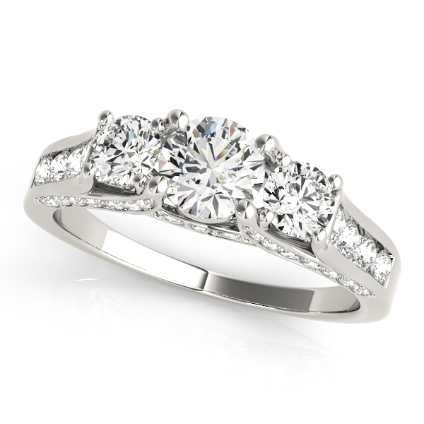 Amazing Wholesale Jewelry - Round Engagement Ring 23977050470-E