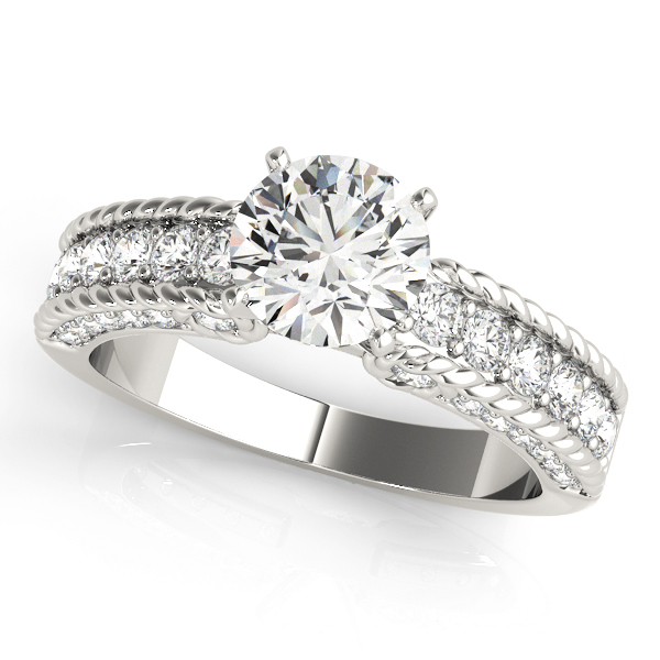Amazing Wholesale Jewelry - Peg Ring Engagement Ring 23977050485-E