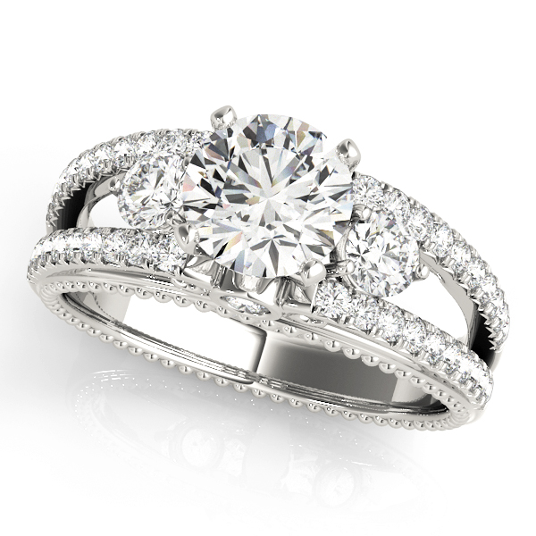 Amazing Wholesale Jewelry - Peg Ring Engagement Ring 23977050514-E