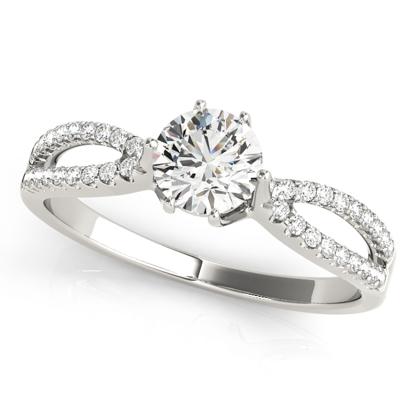 Amazing Wholesale Jewelry - Round Engagement Ring 23977050538-E-1