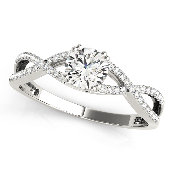 Amazing Wholesale Jewelry - Round Engagement Ring 23977050547-E-1