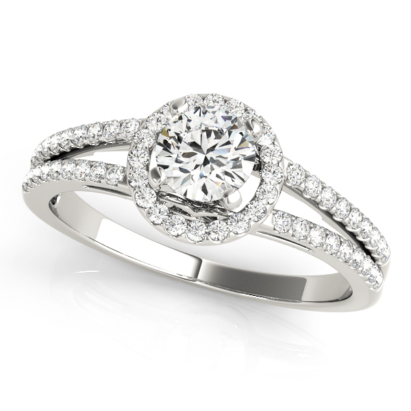 Amazing Wholesale Jewelry - Peg Ring Engagement Ring 23977050550-E-C