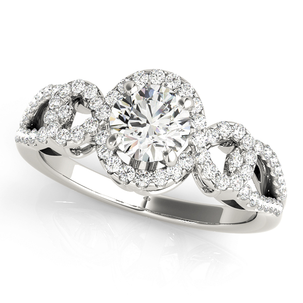 Amazing Wholesale Jewelry - Peg Ring Engagement Ring 23977050559-E-B