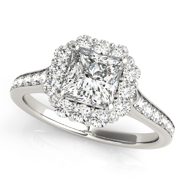 Amazing Wholesale Jewelry - Square Engagement Ring 23977050588-E-5.5