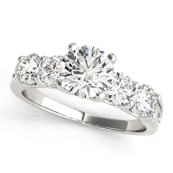 Amazing Wholesale Jewelry - Round Engagement Ring 23977050603-E-B