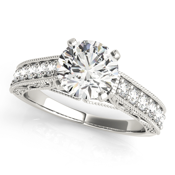 Amazing Wholesale Jewelry - Peg Ring Engagement Ring 23977050606-E