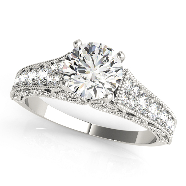 Amazing Wholesale Jewelry - Peg Ring Engagement Ring 23977050607-E