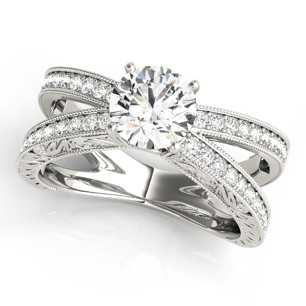 Amazing Wholesale Jewelry - Peg Ring Engagement Ring 23977050652-E