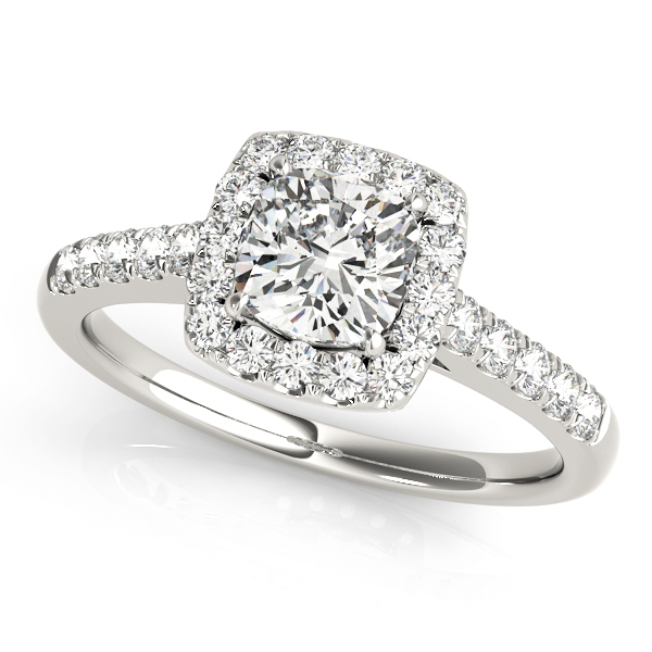 Amazing Wholesale Jewelry - Cushion Engagement Ring 23977050778-E-1