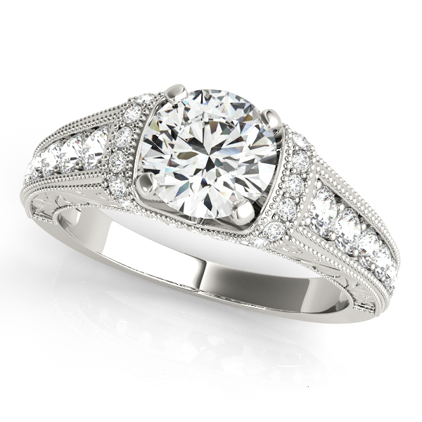 Amazing Wholesale Jewelry - Peg Ring Engagement Ring 23977050802-E