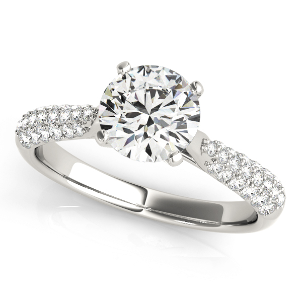 Amazing Wholesale Jewelry - Peg Ring Engagement Ring 23977050805-E