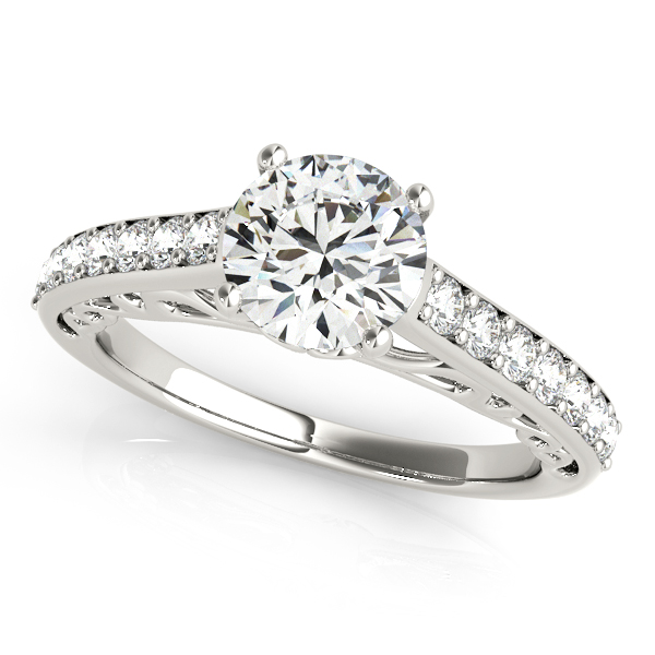 Amazing Wholesale Jewelry - Peg Ring Engagement Ring 23977050810-E