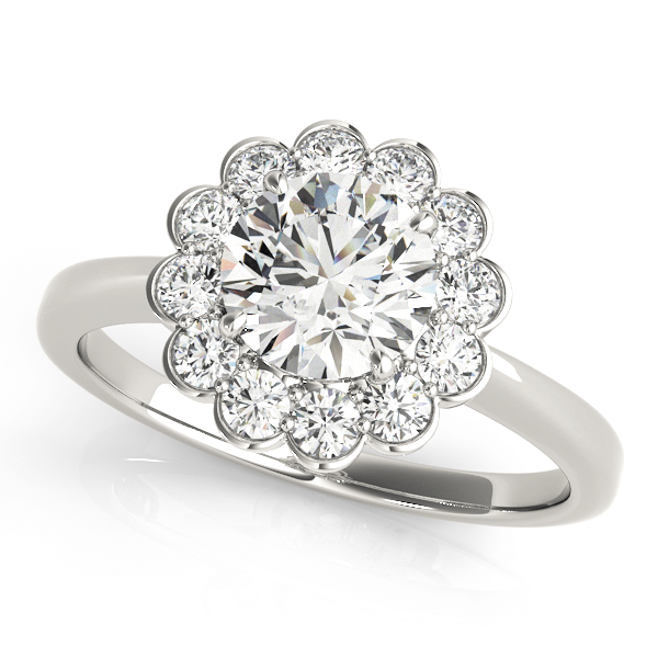 Amazing Wholesale Jewelry - Round Engagement Ring 23977050833-E