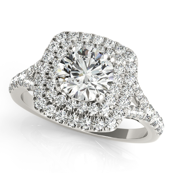 Amazing Wholesale Jewelry - Round Engagement Ring 23977050901-E-11/4