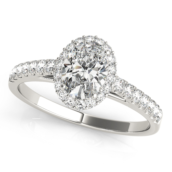 Amazing Wholesale Jewelry - Oval Engagement Ring 23977050917-E-10X8
