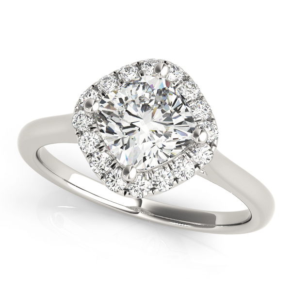 Amazing Wholesale Jewelry - Cushion Engagement Ring 23977050983-E