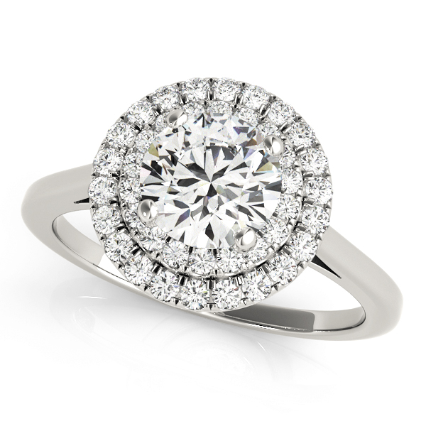 Amazing Wholesale Jewelry - Round Engagement Ring 23977050987-E