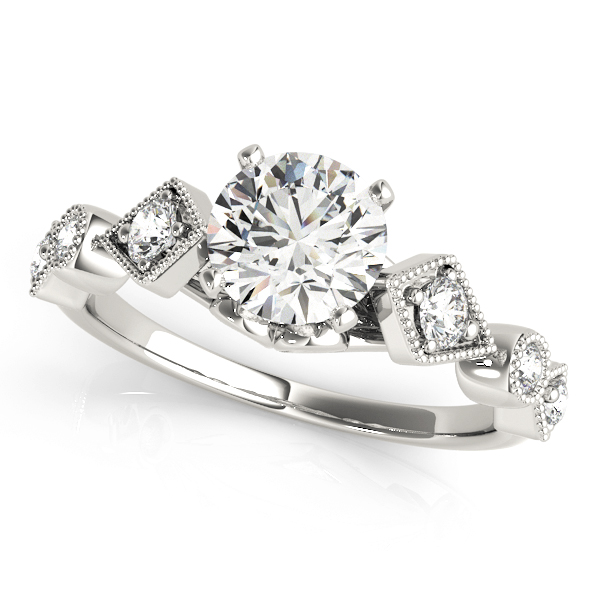 Amazing Wholesale Jewelry - Peg Ring Engagement Ring 23977050988-E