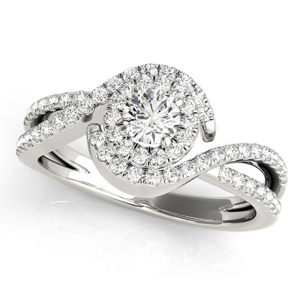 Amazing Wholesale Jewelry - Round Engagement Ring 23977050989-E