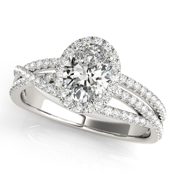 Amazing Wholesale Jewelry - Oval Engagement Ring 23977051019-E-8.5X6.5