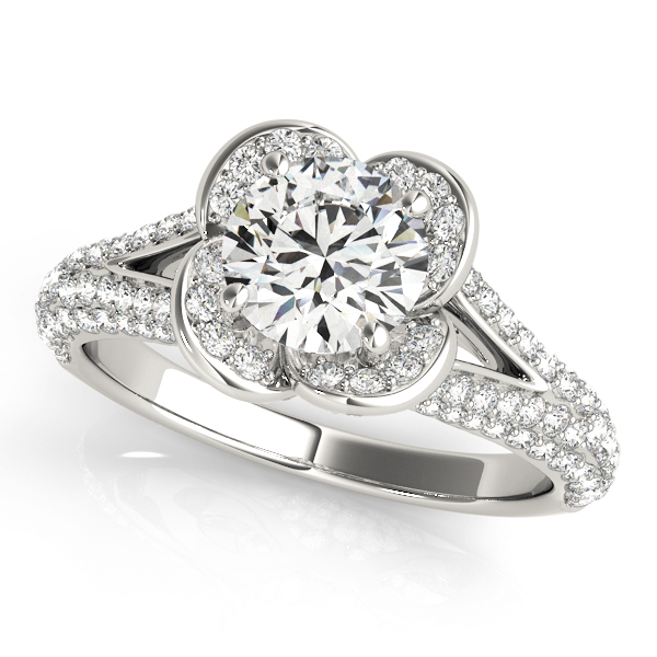 Amazing Wholesale Jewelry - Round Engagement Ring 23977051026-E