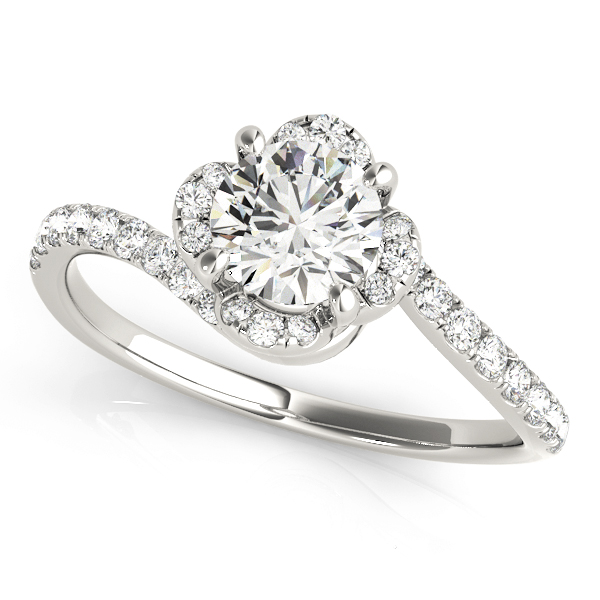 Amazing Wholesale Jewelry - Round Engagement Ring 23977051030-E