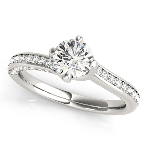 Amazing Wholesale Jewelry - Round Engagement Ring 23977051038-E