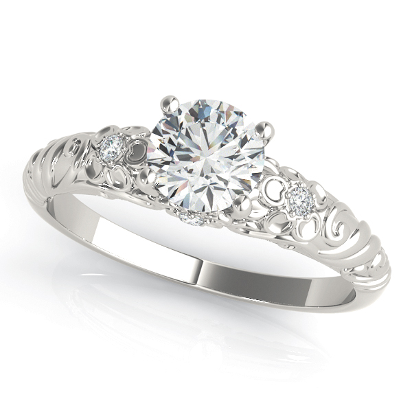 Amazing Wholesale Jewelry - Round Engagement Ring 23977051040-E