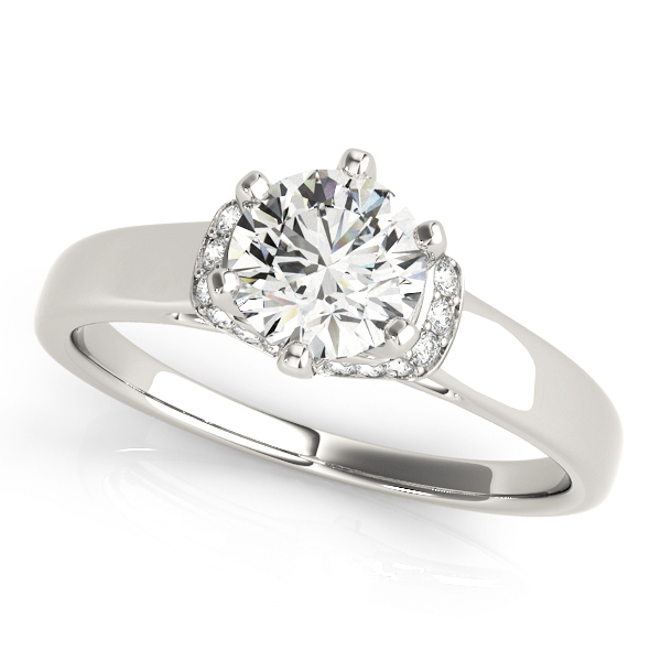 Amazing Wholesale Jewelry - Round Engagement Ring 23977051042-E