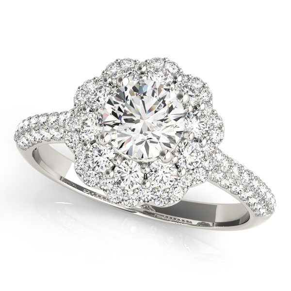 Amazing Wholesale Jewelry - Round Engagement Ring 23977051056-E