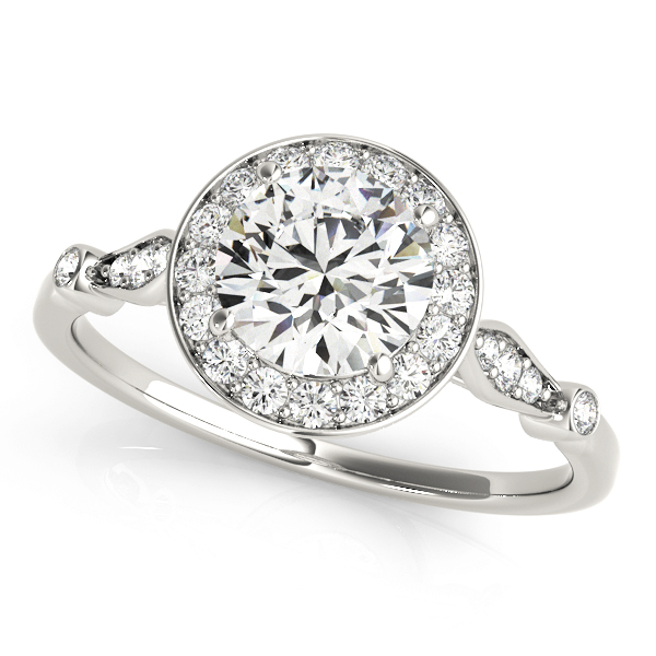 Amazing Wholesale Jewelry - Round Engagement Ring 23977051064-E
