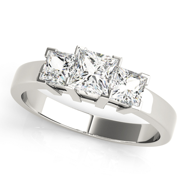 Amazing Wholesale Jewelry - Square Engagement Ring 23977082570-1/2