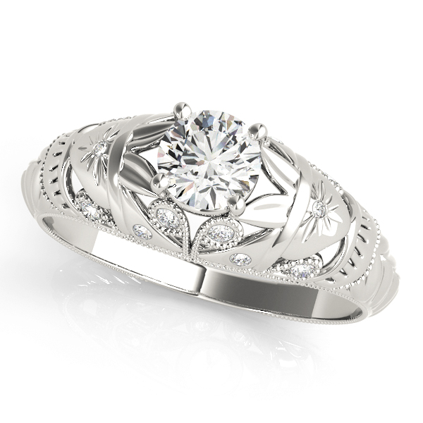 Amazing Wholesale Jewelry - Round Engagement Ring 23977082622-.006