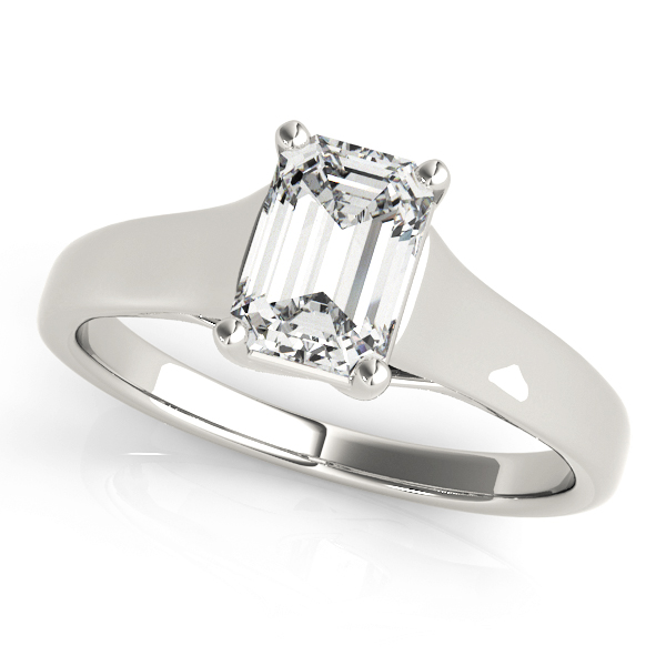 Amazing Wholesale Jewelry - Emerald Cut Engagement Ring 23977082654-1