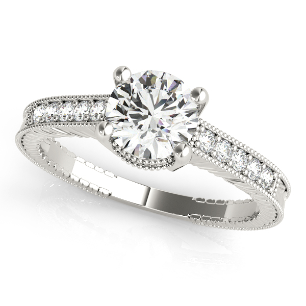 Amazing Wholesale Jewelry - Round Engagement Ring 23977082855-D