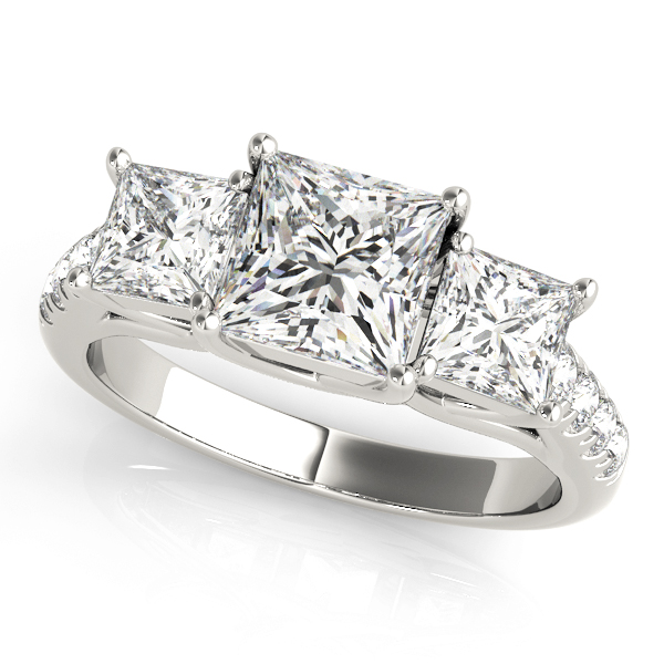 Amazing Wholesale Jewelry - Square Engagement Ring 23977082872-A
