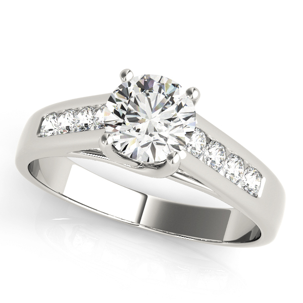 Amazing Wholesale Jewelry - Round Engagement Ring 23977082878-1/2
