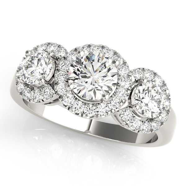 Amazing Wholesale Jewelry - Round Engagement Ring 23977083540-11/2