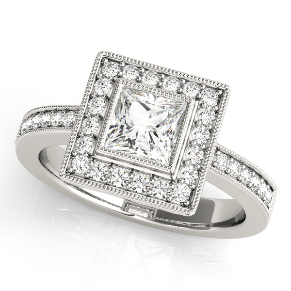 Amazing Wholesale Jewelry - Square Engagement Ring 23977083651