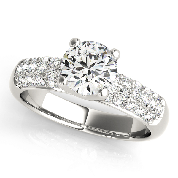 Amazing Wholesale Jewelry - Round Engagement Ring 23977083702-3/4